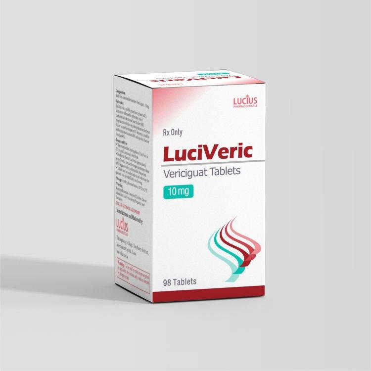 LuciVeric Vericiguat 10 mg×98 tablets